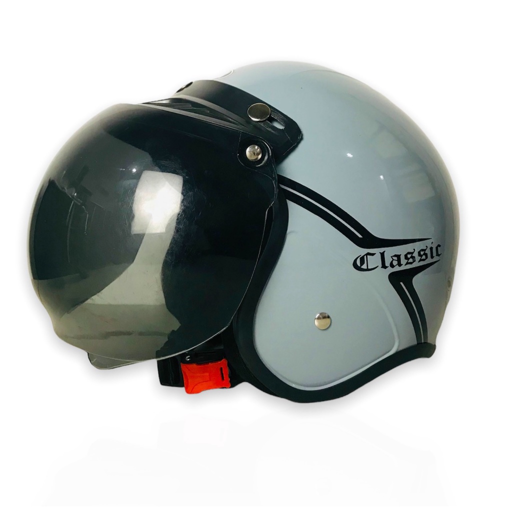 Helm Bogo Classic Kekinian Pria Wanita Helem Retro SNI