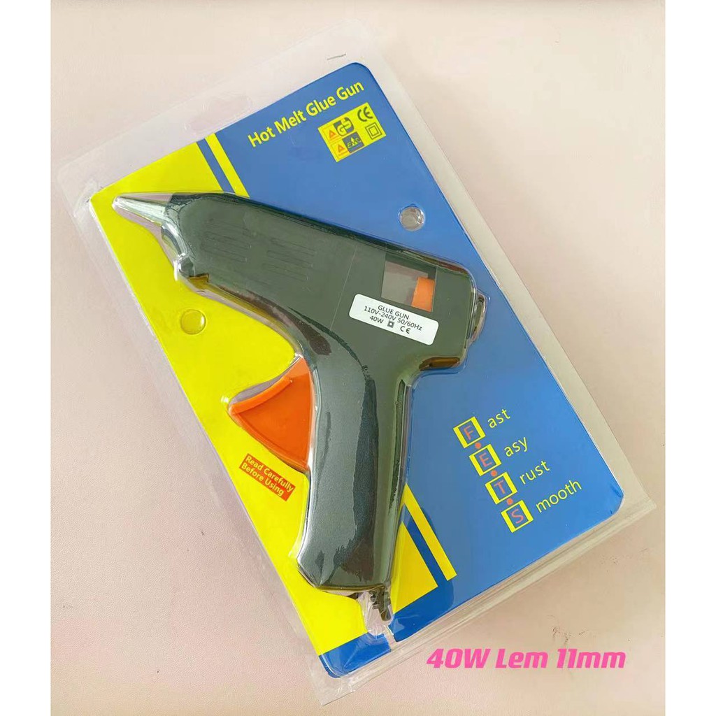 PROMO lem tembak Kenmaster Glue Gun 20/40 Watt - Lem Tembak Cepat Panas - YOYOSOO