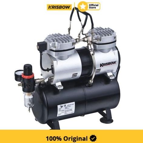 Krisbow Kompresor Airbrush Twin Cylinder