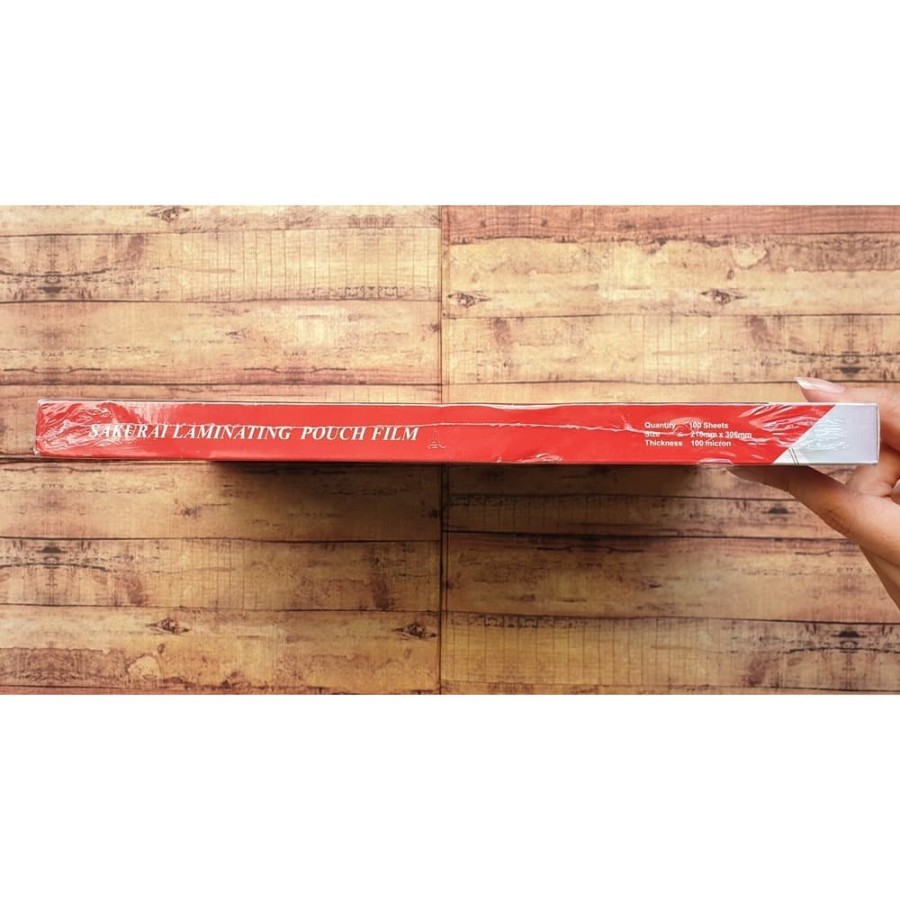 

Plastik Laminating Sakurai A4 100 Micron kemasan baru