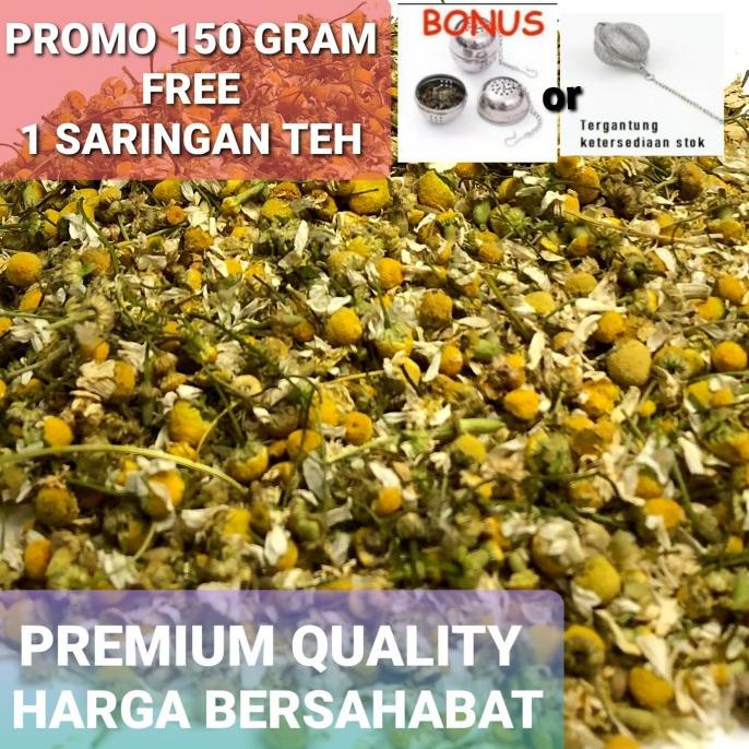 

Bunga Teh Chamomile premium (import) teh detox 50g