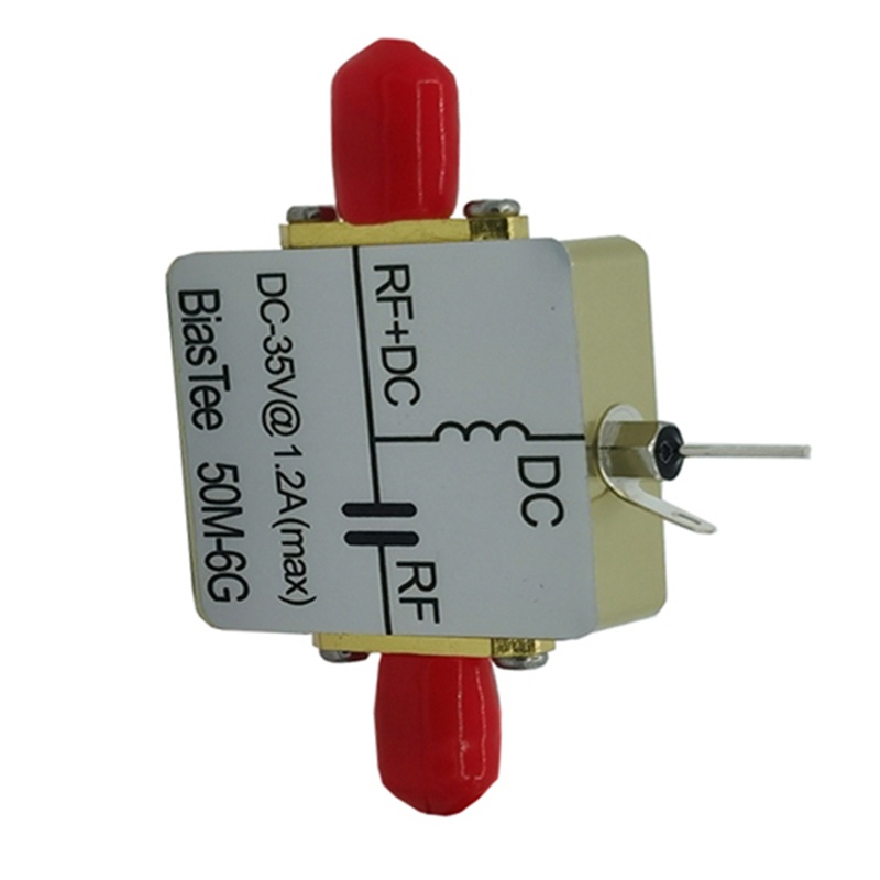 Btsg Broadband Frekuensi Radio Microwave Coaxial Feed 1M-6GHz RF Biaser Bias Tee 1M-6GHz Frekuensi Tinggi Untuk DC 1-35V