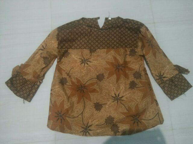 Atasan Batik Dolby Dolbi Dobby Doby Tenun Sutra Tulis Halus Katun Atbm Baron ,sarombit Atasan