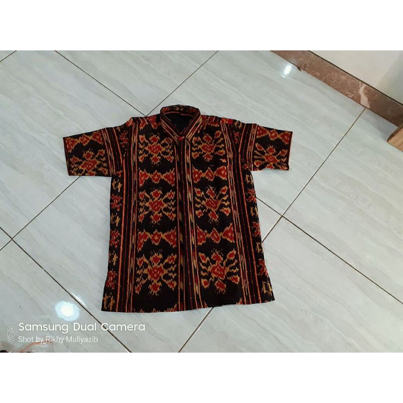 Kemeja tenun rote baju tenun jepara etnik Ktb22