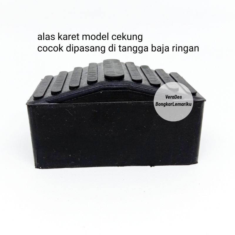 (HARGA SATUAN) Karet Cekung Kaki Tangga Baja Ringan 35x75 mm Canal C