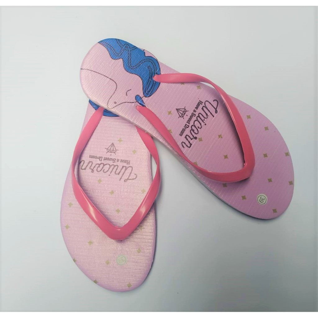 Sandal Jepit UNICORN BANNER Wanita New