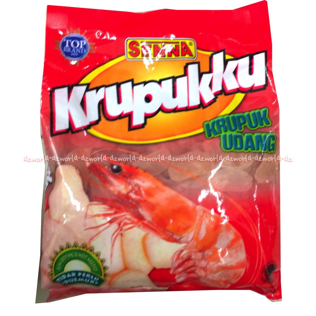 Krupukku Senna Kerupuk Udang 250gr Titani Food Sena Shrimp Crackers Krupuk Ku 250 gram Crupukku