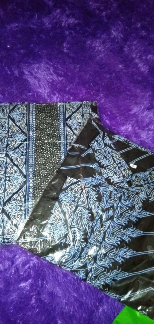 Batik Gamis Cardy Modang Ukuran Standar - Jumbo