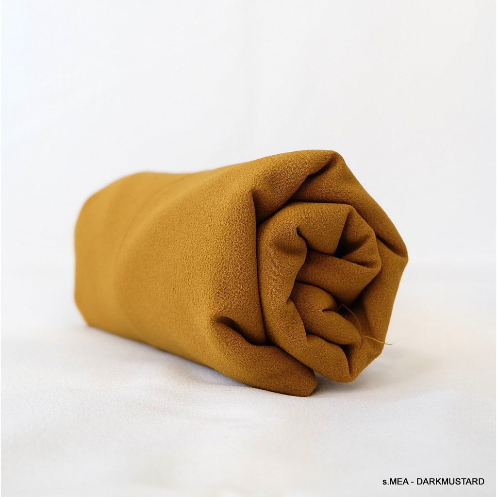 Pashmina Diamond Crepe 170x75 CM-MUSTARD