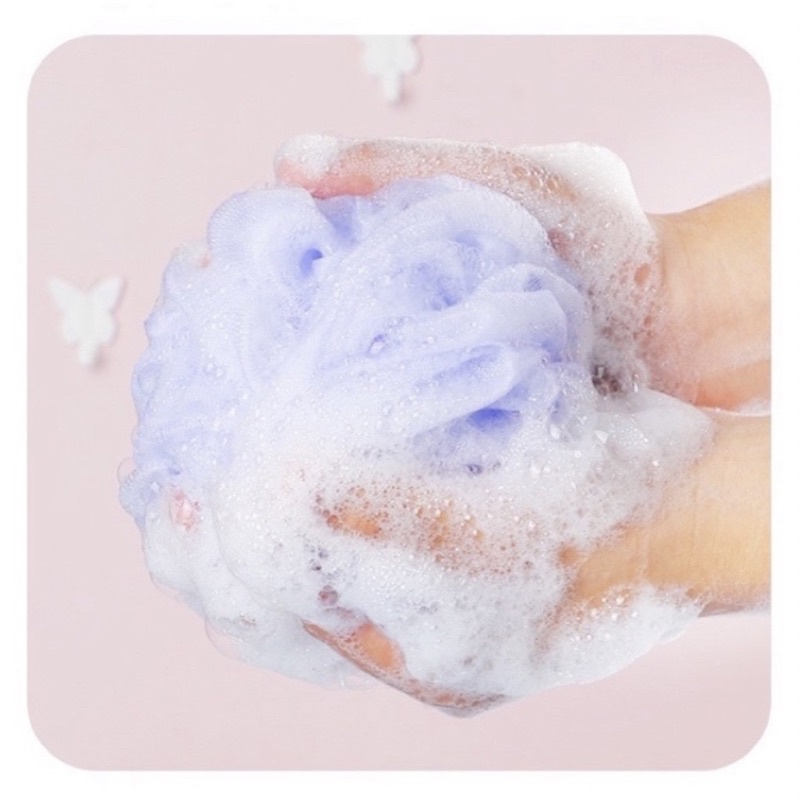 Spons Mandi Pendek Shower Puff Bath Sponge