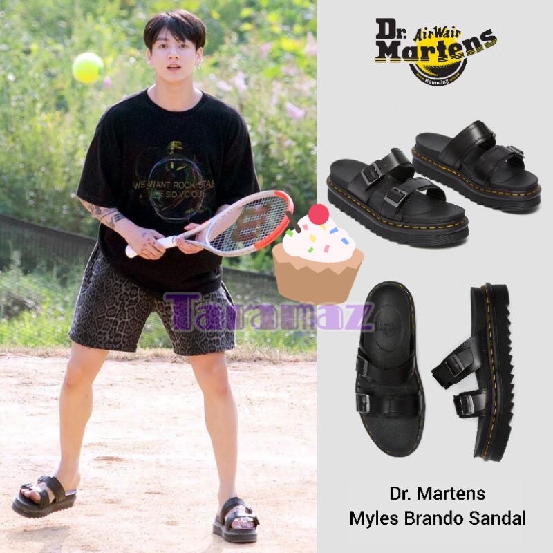 DR MARTENS MYLES BRANDO SANDAL DOCMART JUNGKOOK FULLSET