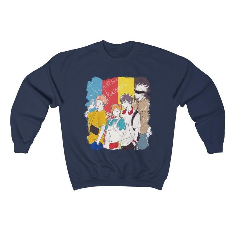 Crewneck Jujutsu Kaisen Art Anime Manga Jujutsu Kaisen