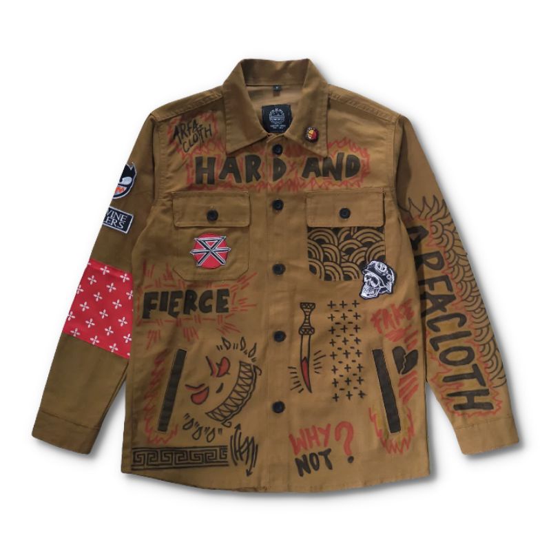Arfacloth - Field Jacket Homicide - Field Jacket Custom - Lukis Painting Art