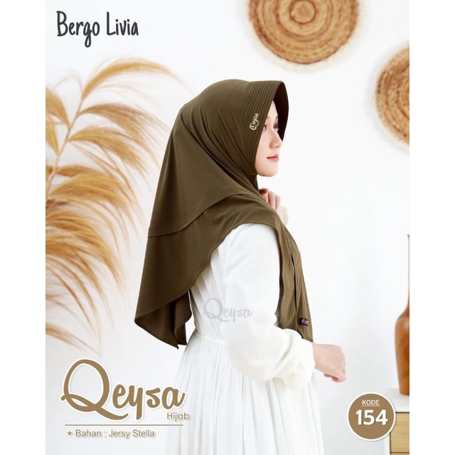Jilbab instan Bergo instan Qeysa ORI Bergo Livia kode 154-1
