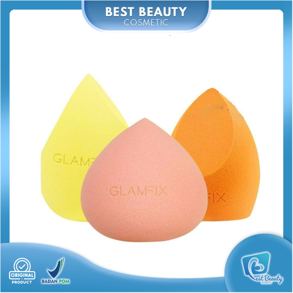 ★ BB ★ GLAMFIX Blossom Beauty Sponge | Beauty Blender Spons Foundation | GLAM FIX Alat Kecantikan Makeup by YOU