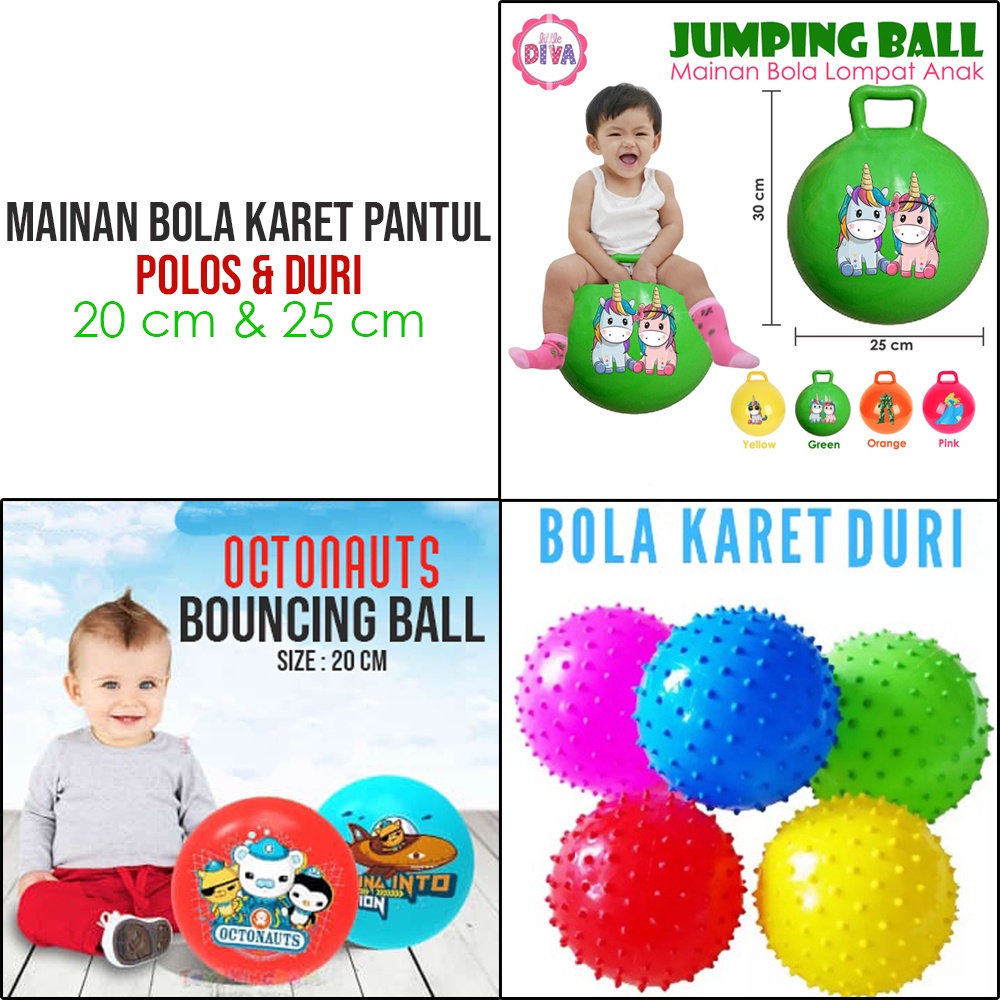 Mainan bola anak 20 cm, 25 cm OCTONAUTS TOY BALL FREE POMPA / BOLA DURI EMPUK NON POMPA Mainan Bola Empuk Lembut Bayi &amp; Anak