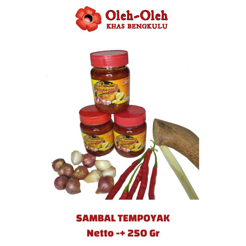 SAMBAL TEMPOYAK KHAS BENGKULU / OLEH OLEH KHAS BENGKULU / MAKANAN KHAS BENGKULU