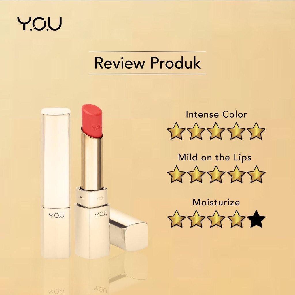 YOU COLOR LIP MATTE FINISHED LIPSTICK VIT.E