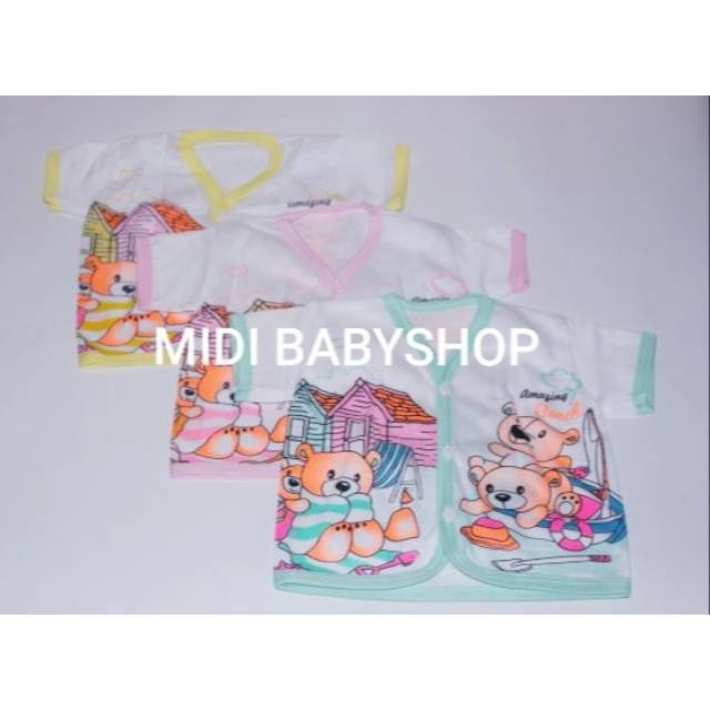 12 pcs Baju Bayi lengan pendek Perempuan Laki-laki Boboko Baby