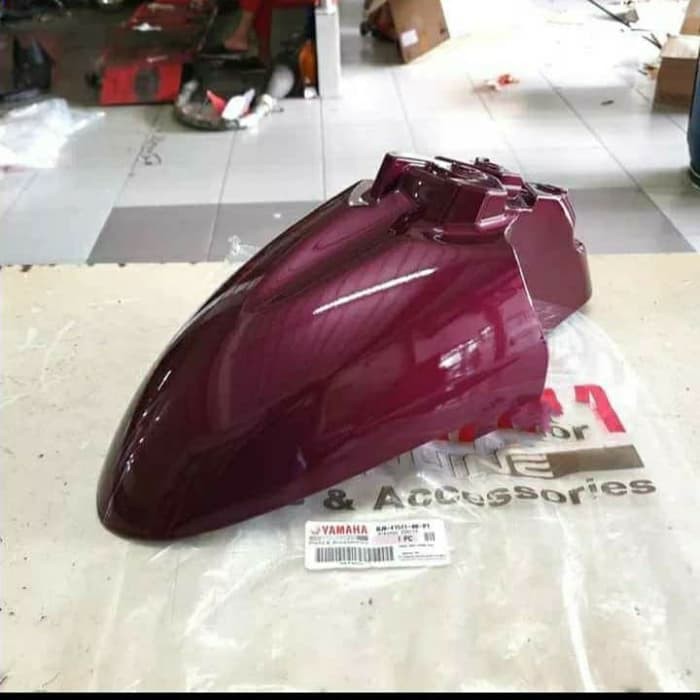 spakbor depan Fino fi 125 ungu oriiginal ygp