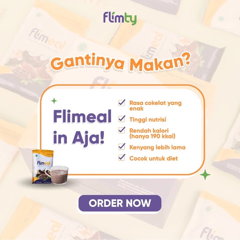 FLIMEAL by Flimty - Minuman Sereal Aneka Rasa | Coklat - Coklat Susu - Strawberry - Vanilla - Taro