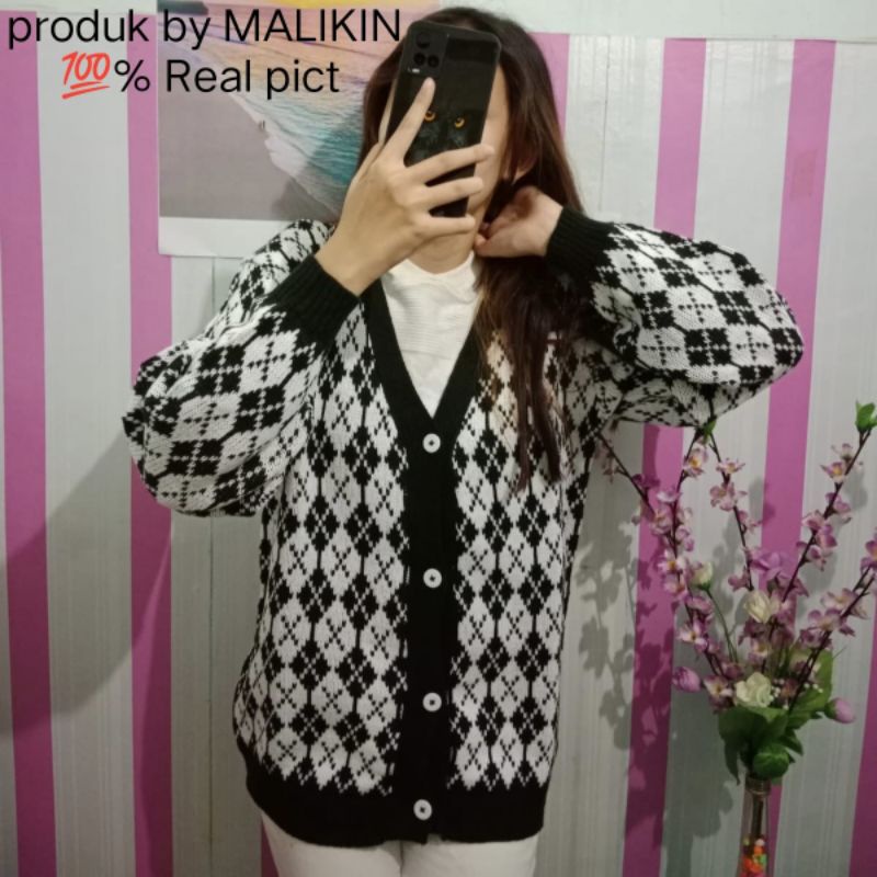 CARDIGAN DIAMOND SIDO MALIKIN