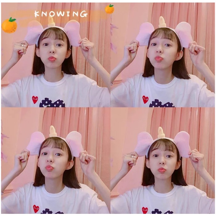 Bandana Dumbo Gajah Telinga Anak Dewasa Bando Karet Rambut