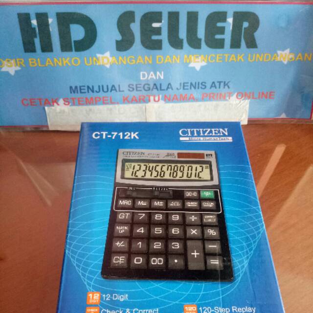 

KALKULATOR CITIZEN CT712K 12 DIGIT
