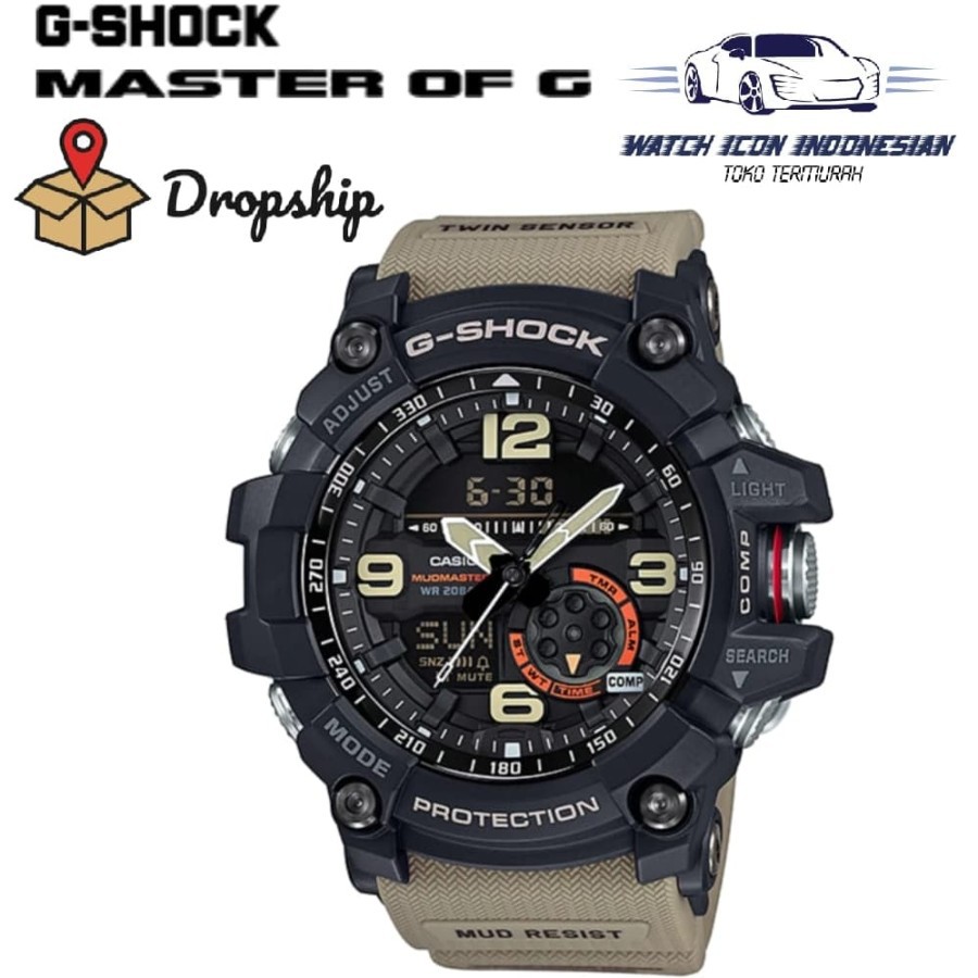 Flash Sale JAM TANGAN PRIA MERK GSHOCK TYPE : GG1000 BATERAI CREAM Garansi 1th