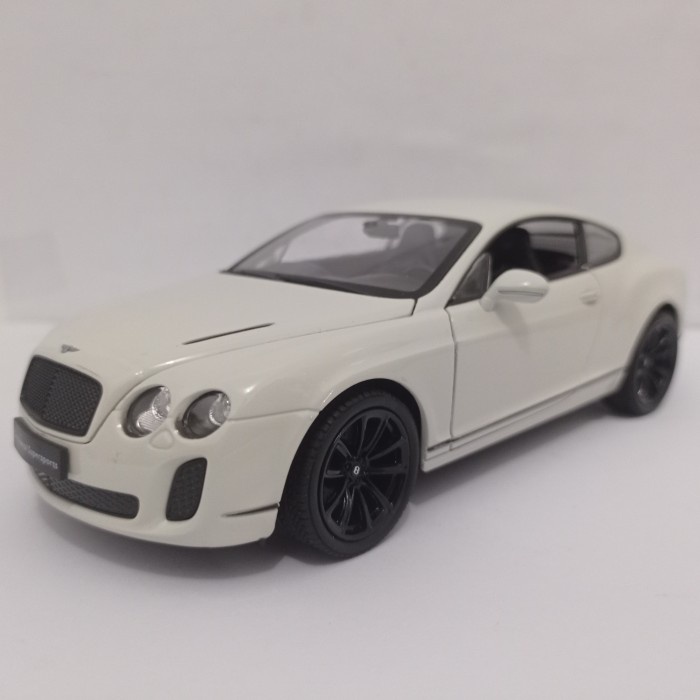 Diecast Bentley Continental supersports Welly 1:24 miniatur mobil