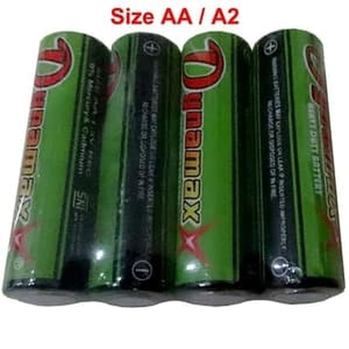 Baterai Ukuran Size AA A2 1.5V Dynamax Ultra Black Murah Berkualitas