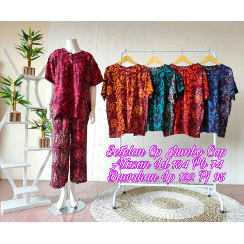 SETELAN CP JUMBO BATIK CAP