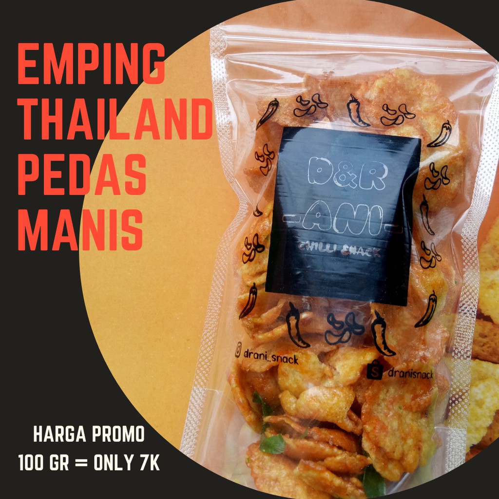 

emping thailand pedas manis