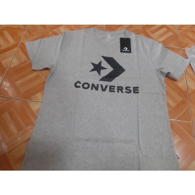 Kaos Converse CONSTAR CHEVRONE TEE Grey Man