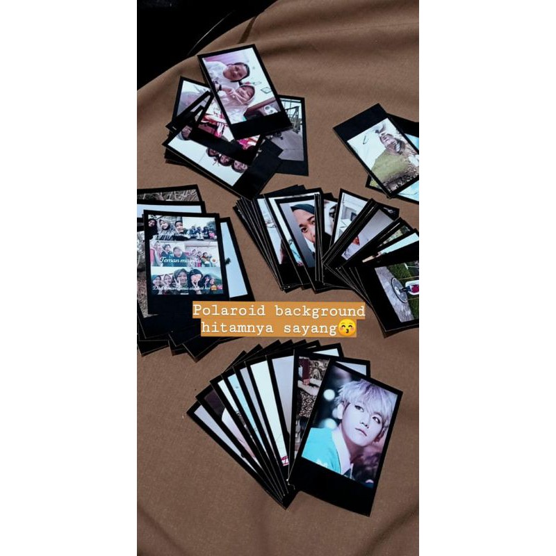 POLAROID BACKGROUND HITAM|POLAROID BERBACKGROUND|POLAROID SAMPUL HITAM|POLAROID|CETAK POLAROID