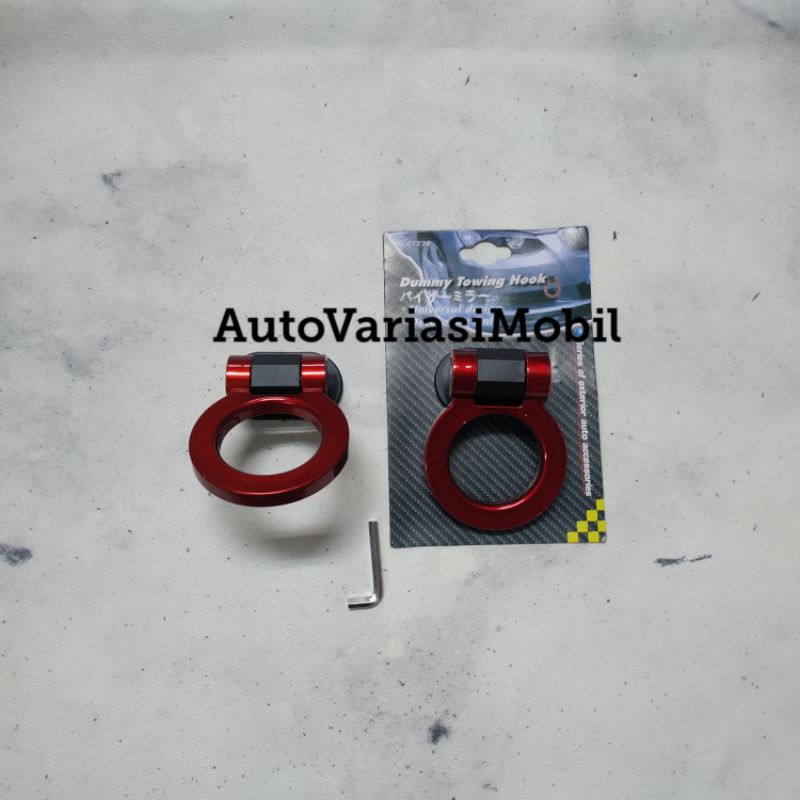 Towing hook Variasi Towing bulat variasi Tempel Mobil Universal