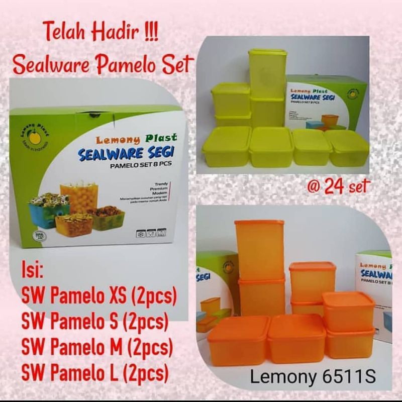 Toples Lemony Plast Sealware 8 pcs
