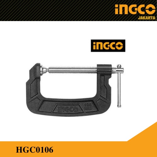 Klem C/G Clamp 6&quot; INGCO HGC0106 Catok Jepit Press Kayu Besi Inch Inci