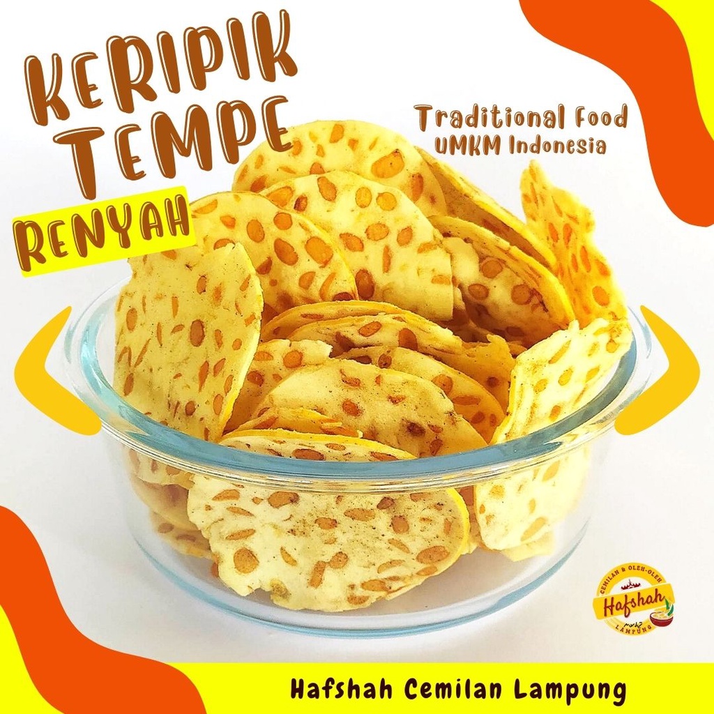 

Keripik Tempe Cemilan Enak, Gurih, dan Renyah Snack Oleh Oleh Khas Lampung