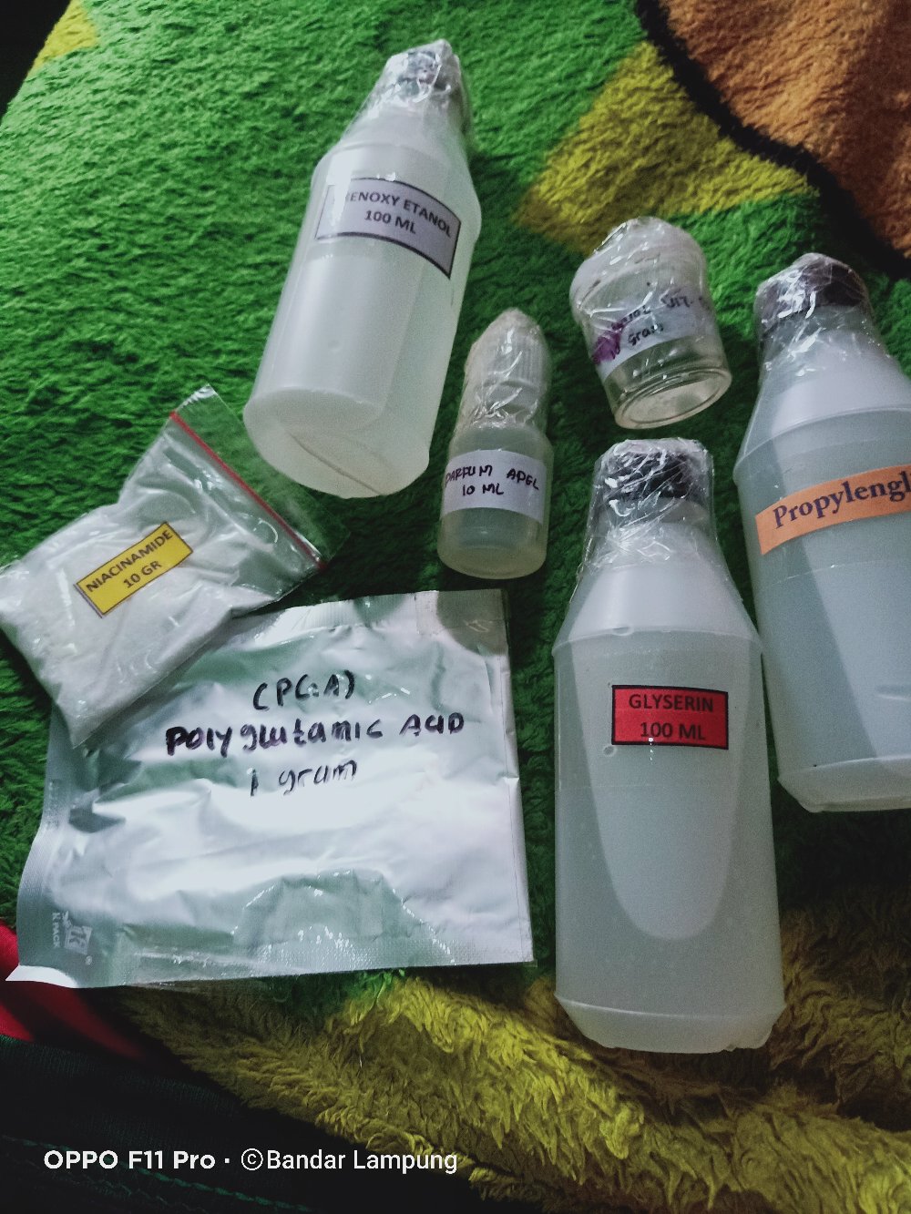 Bahan Baku Pelembab Pemutih Serum Inkey Pga Polyglutamic Acid 1gr