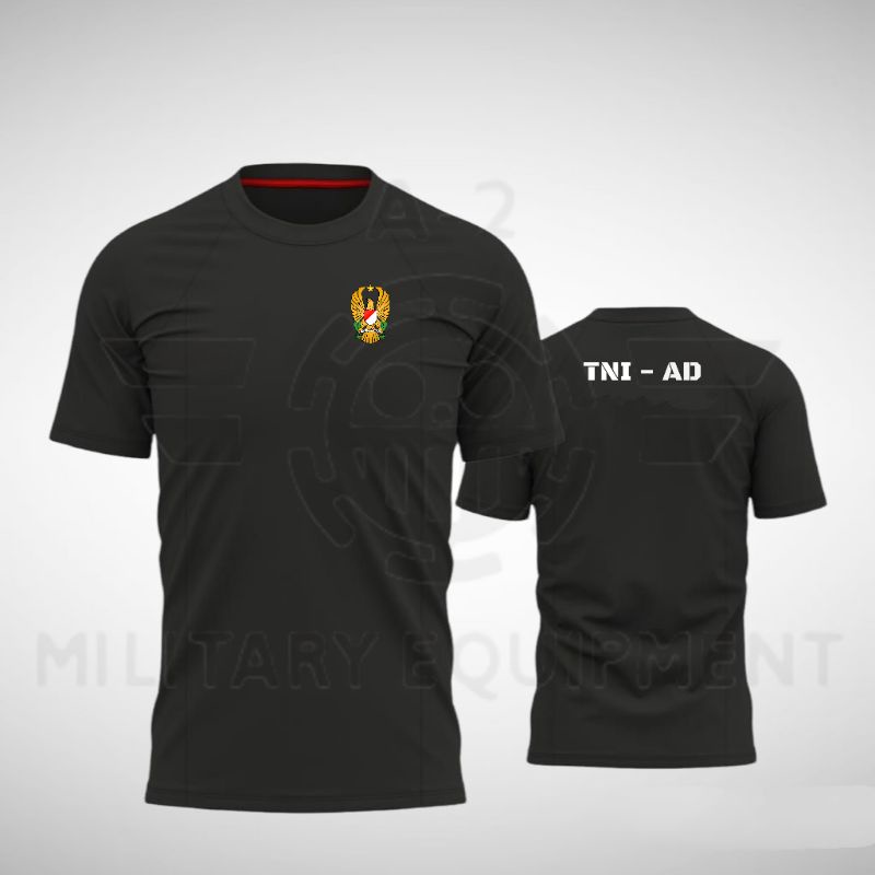KAOS OLAHRAGA TNI AD / KAOS OLAHRAGA DRYFIT TNI AD /KAOS ORAUM TNI AD /KAOS HITAM TNI AD /KAOS OLAHR