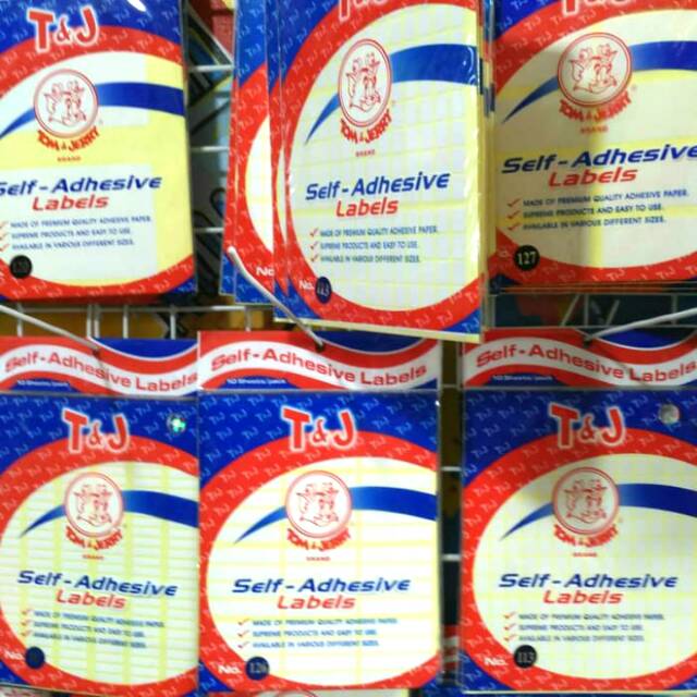 

Lebel T&J ukuran 112