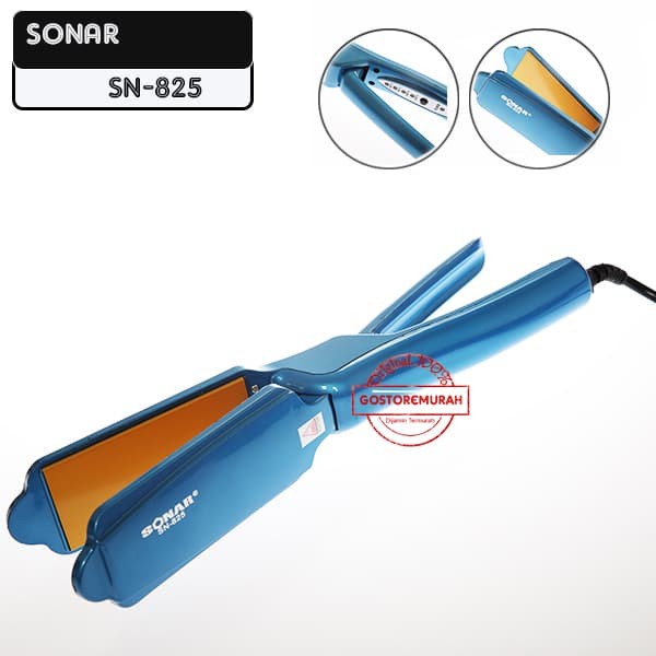 COD Catokan Rambut Sonar SN 825 Splint Straight Hair//CATOKAN PELURUS RAMBUT SONAR SN-825 TERMURAH