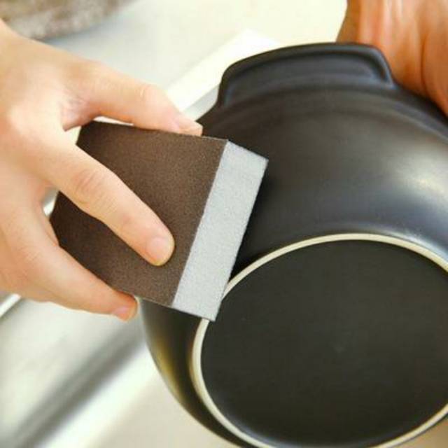 UNNISO - Spons Panci Penghilang Gosong Dan Karat / Spons Wajan Gosong