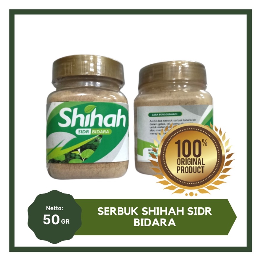 

Serbuk Bubuk Bidara Shihah Sidr Bidara Alfa Herba 50Gr