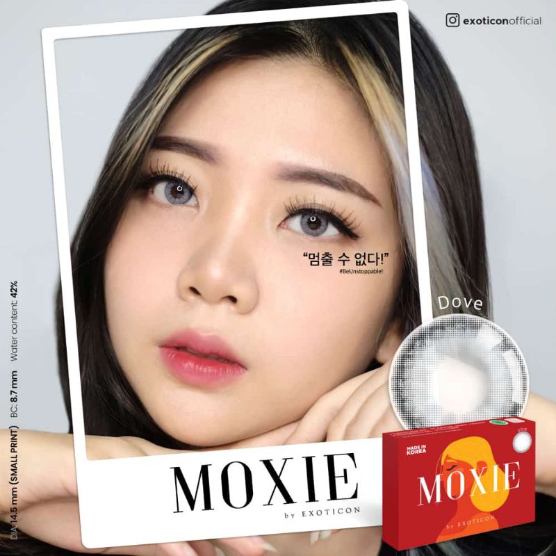 Softlens MOXIE by EXOTICON - Softlen Soflen Warna Normal FREE LENSE CASE