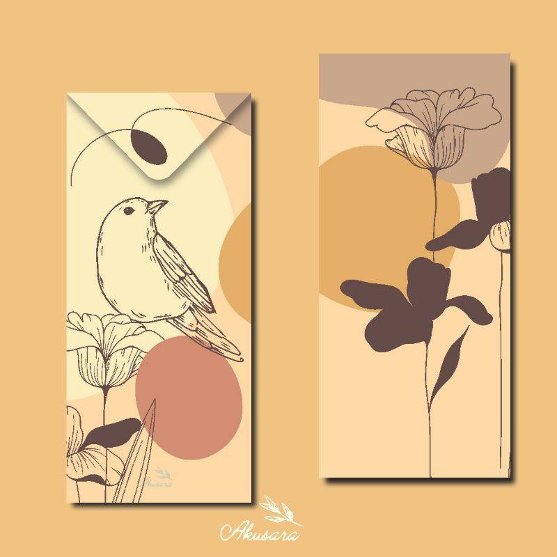 

AMPLOP SERBAGUNA COKLAT BIRD VINTAGE ESKLUSIF MURAH