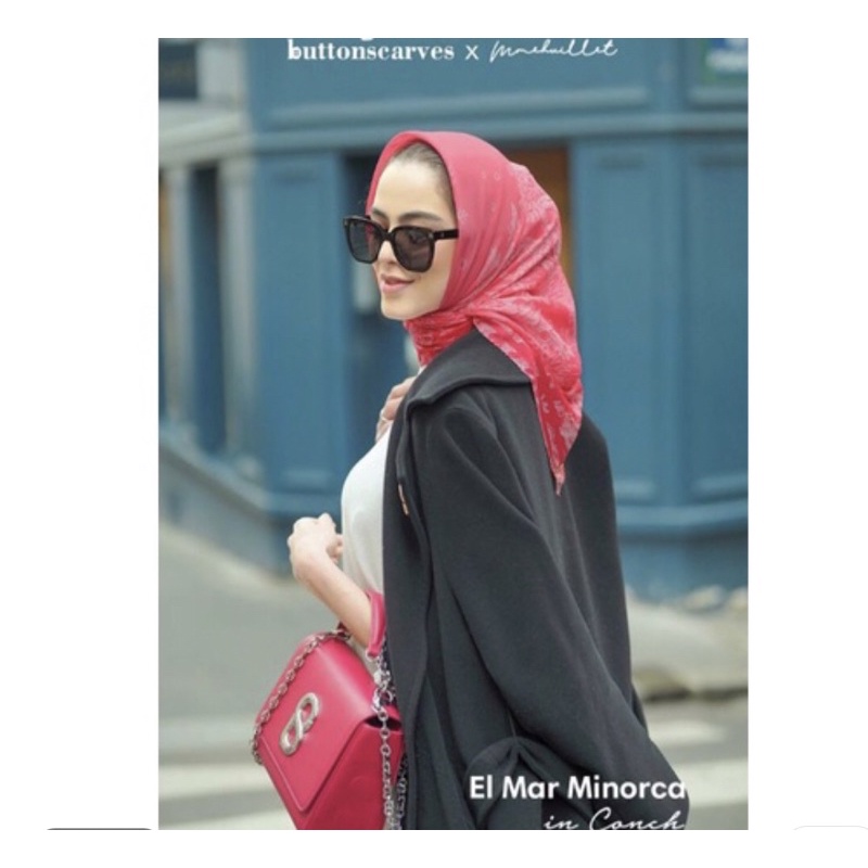 el mar minorca buttonscarves in conch