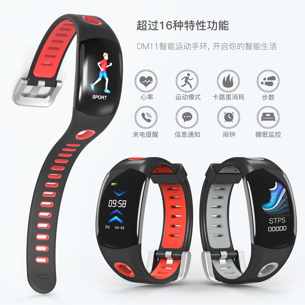 Gelang Jogging dan Runner Smartwatch DM11 Gelang detak Jantung