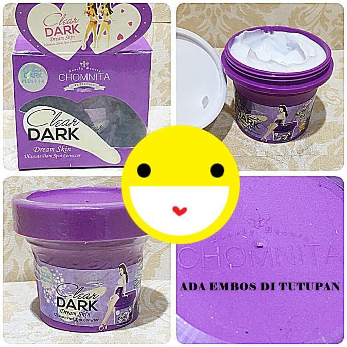 Chomnita Clear Dark ORIGINAL Cream Pemutih Pencerah Bokong Pantat ASLI